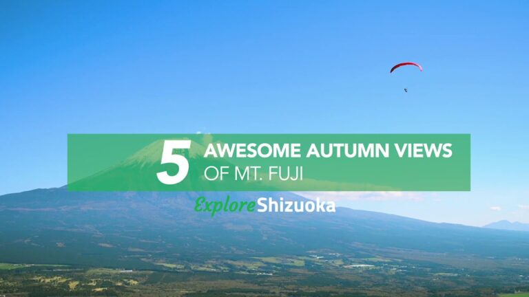 5 Awesome Autumn Views of Mt. Fuji in Shizuoka