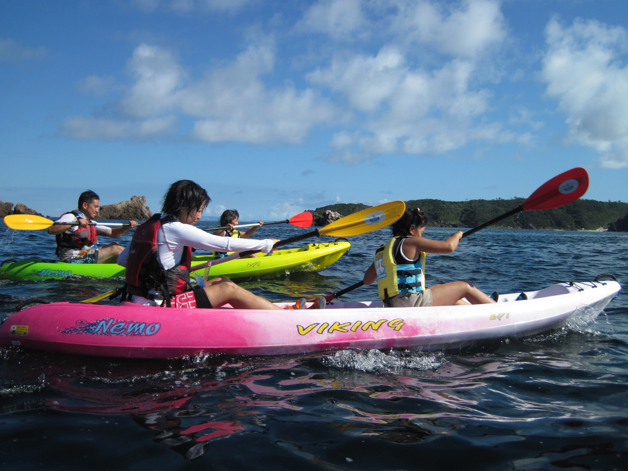 Paddling ,海カヤック遊び,sea kayaking,surfing Ishigaki Island】SUP or Canoeing at Kabira Bay + Snorkel