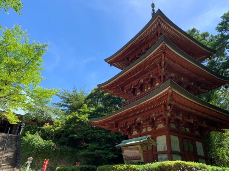 去日本静冈县旅游一定要做的事——在拥有1300多年历史的油山寺中的瀑布下冥想。净化身心，发现全新的自己！