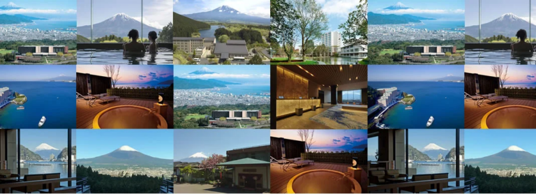 Hotels and ryokans where you can enjoy spectacular views of Mt. Fuji