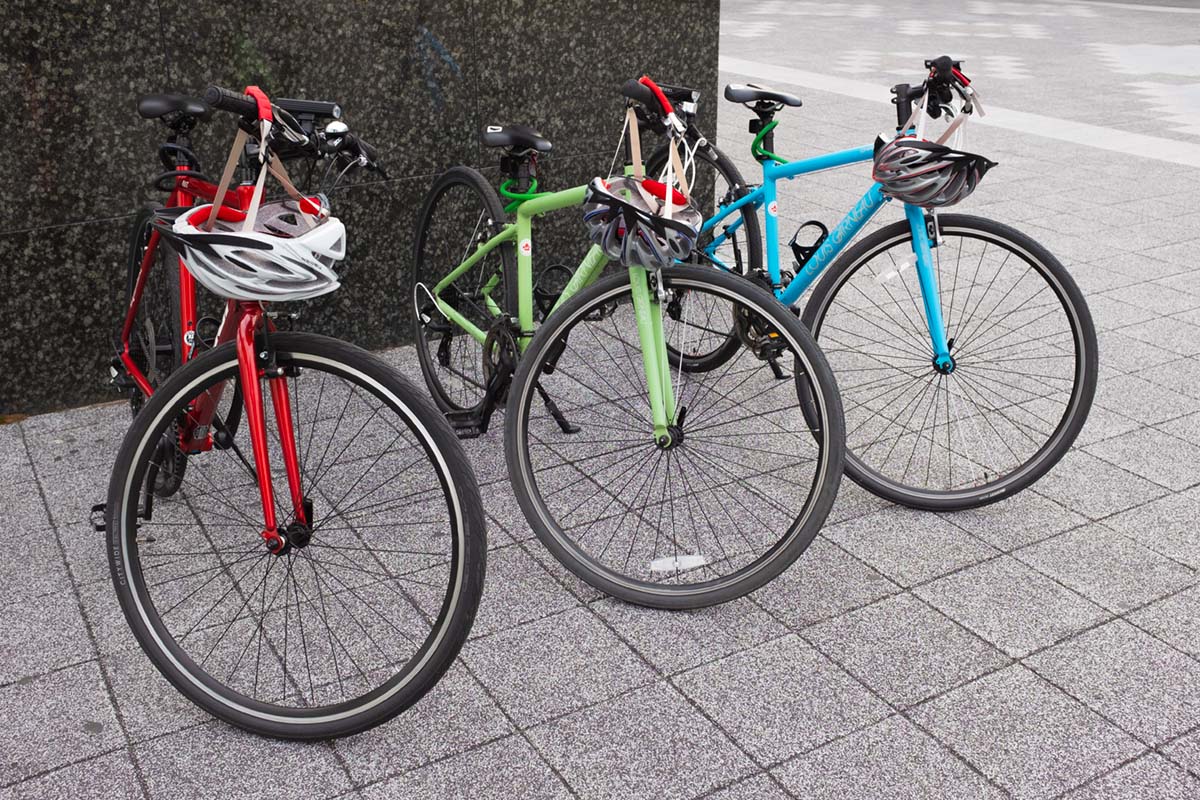 Green tea bike tour bicycles